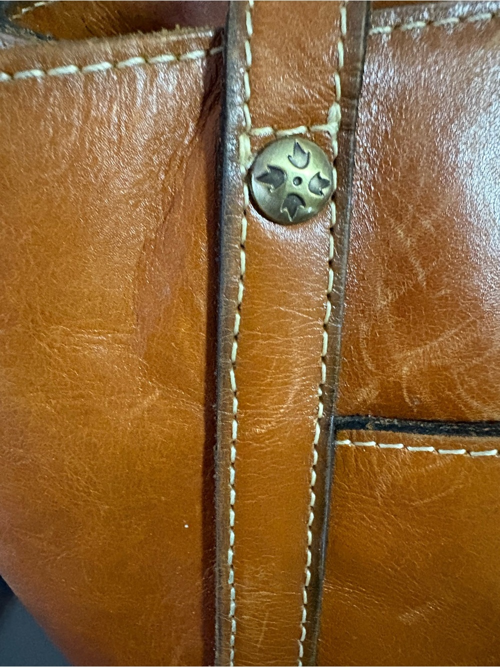 Patricia Nash Leather Crossbody Shoulder Bag Boho Satchel - Picture 16 of 16